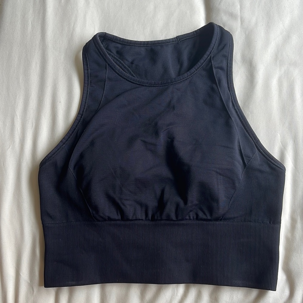 Lululemon Ebb to Train Black Sports Bra